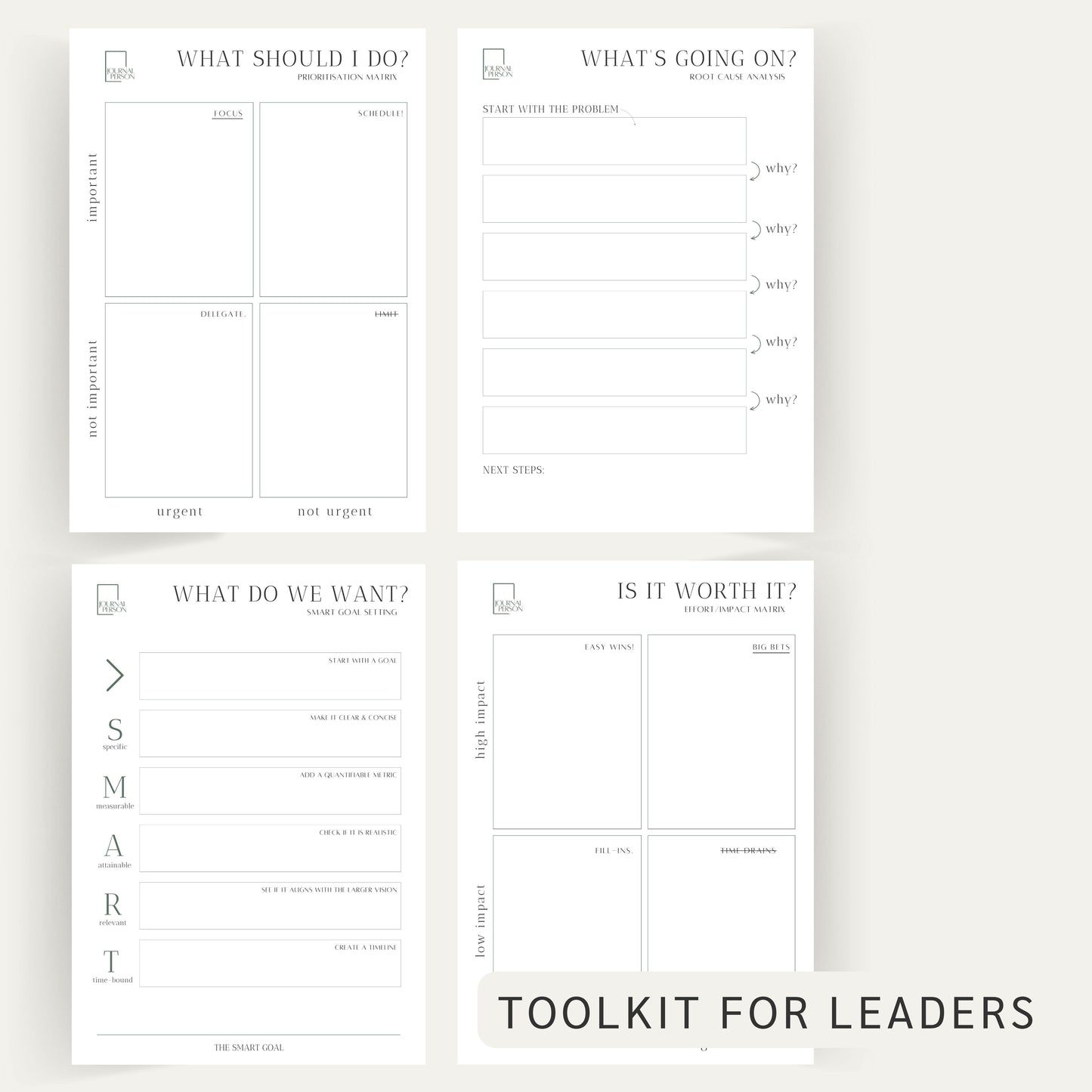 FAST FOCUS KIT | Tear-off Decision Making Pads