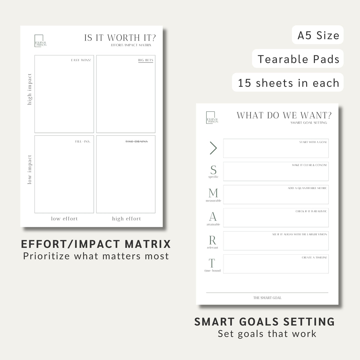 FAST FOCUS KIT | Tear-off Decision Making Pads