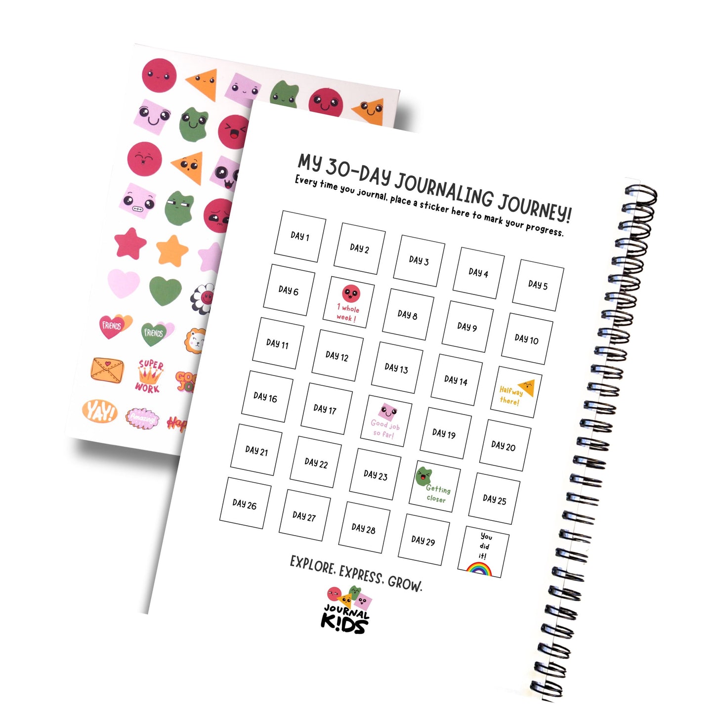Feelings & Learnings - Daily journal for kids