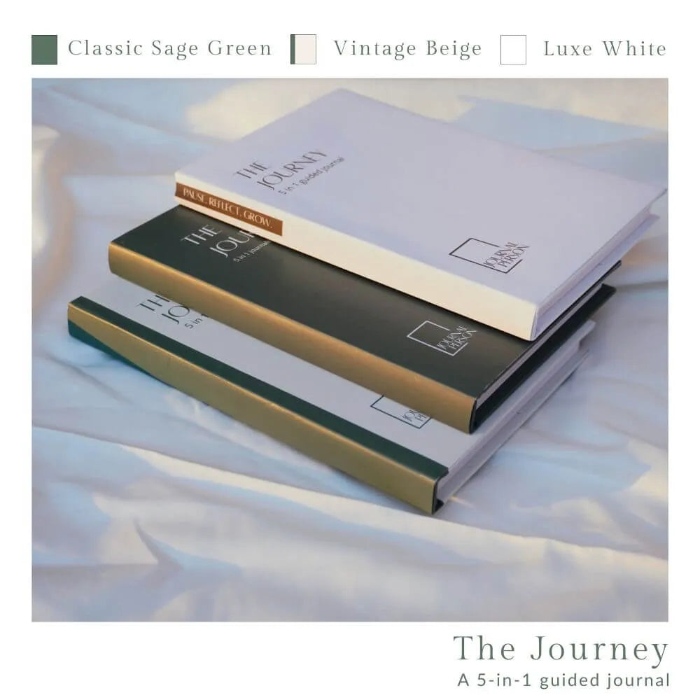THE JOURNEY | LUXE WHITE GUIDED JOURNAL