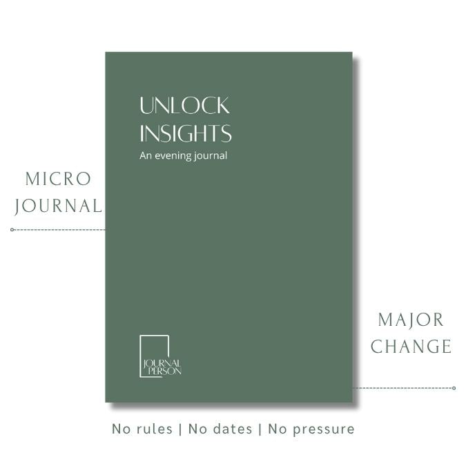 UNLOCK INSIGHTS | 5 Minute Evening Journal