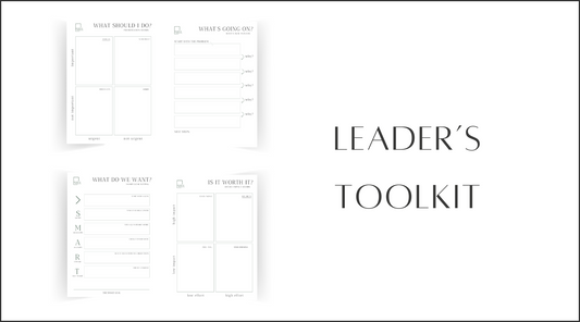 LEADER'S TOOL KIT FOR LEADERS GIFTING JOURNAL PERSON