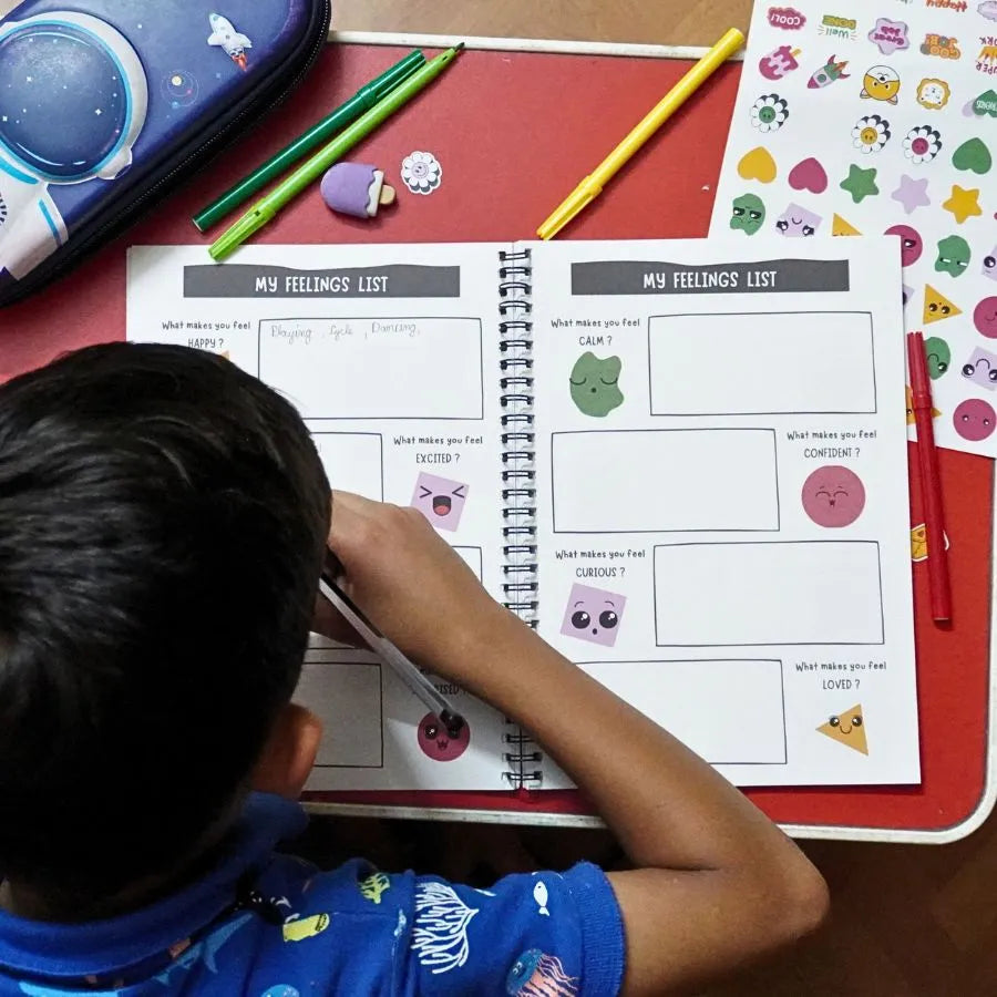 Feelings & Learnings - Daily journal for kids
