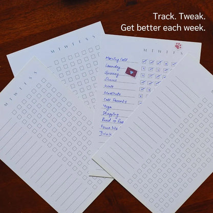 BUILD BETTER HABITS | Set of 4 Weekly Habit Trackers