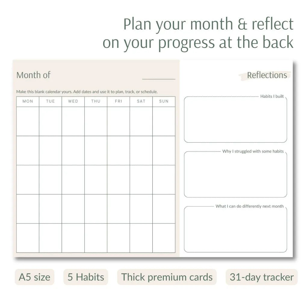 Monthly Habit Tracker