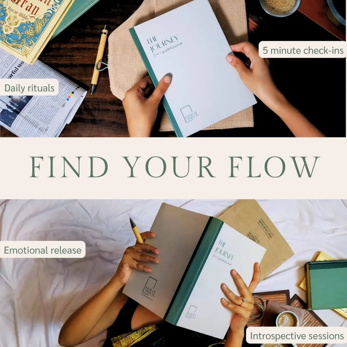 THE JOURNEY | Vintage 5-in-1 Journal