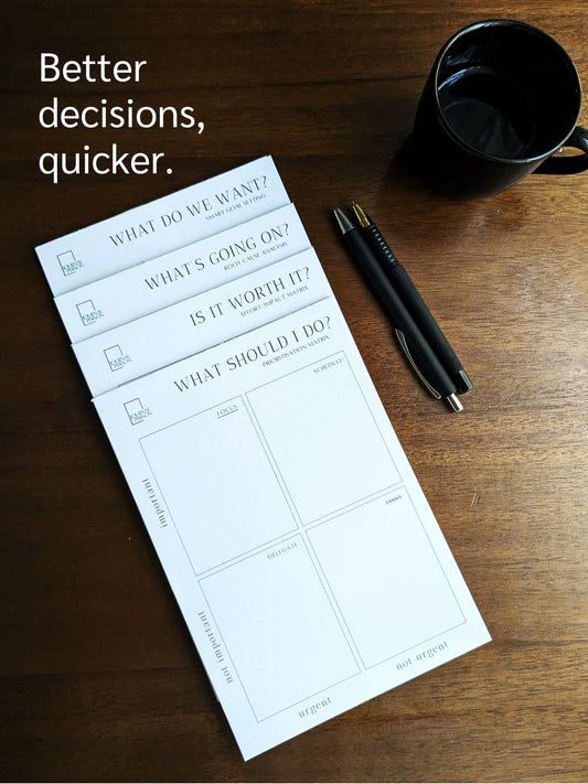 FAST FOCUS KIT | Tear-off Decision Making Pads