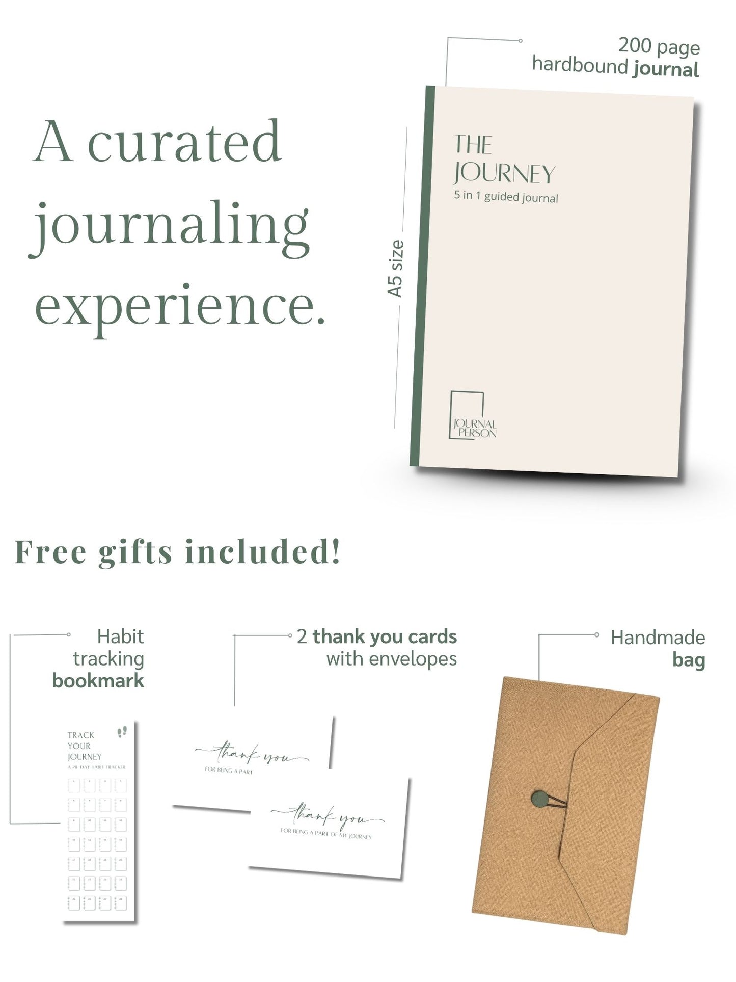 THE JOURNEY | Vintage Guided Journal