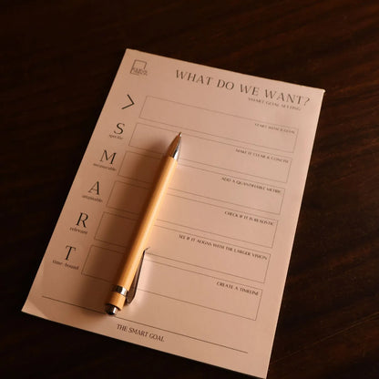 What do we want? Smart Goals Pad