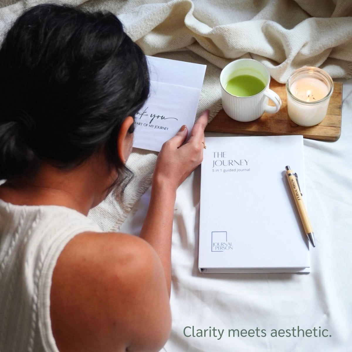 THE JOURNEY | LUXE WHITE GUIDED JOURNAL