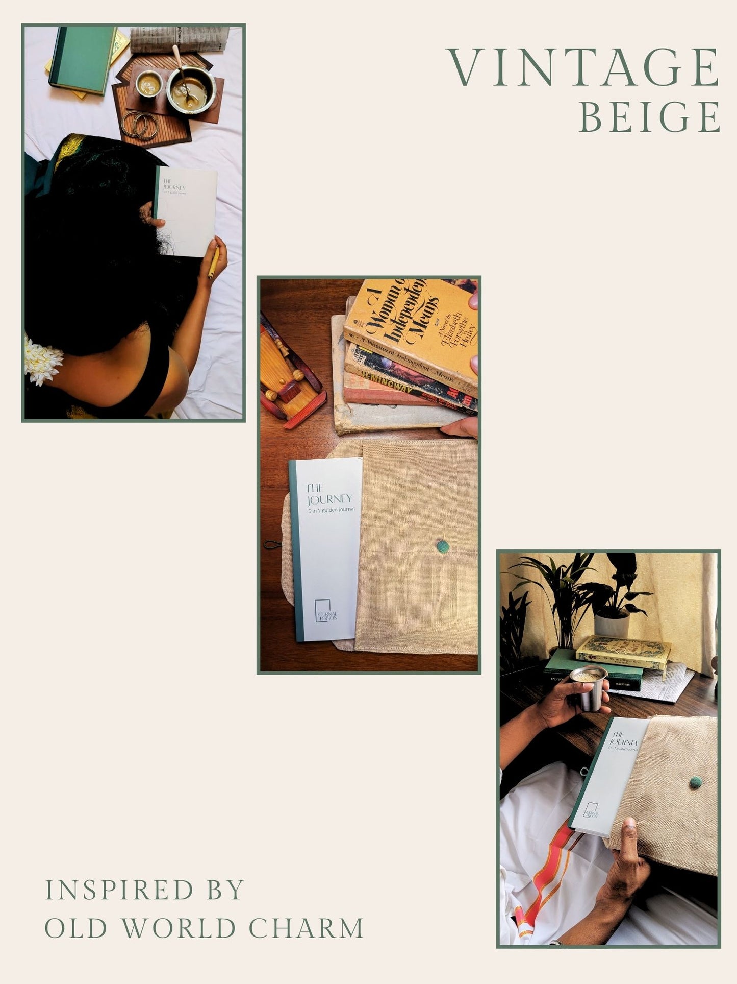 THE JOURNEY | Vintage Guided Journal