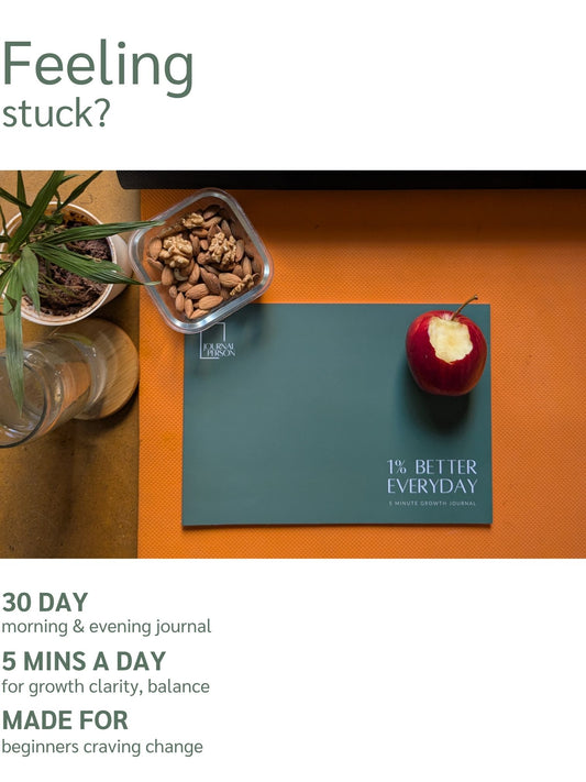1% BETTER EVERYDAY | 5-minute growth journal