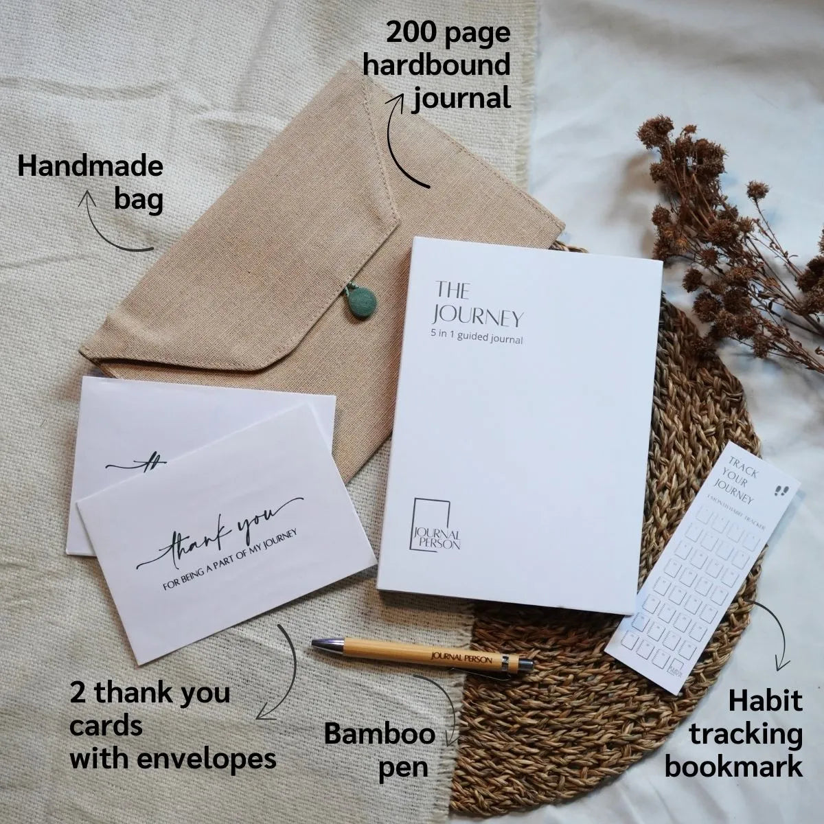 THE JOURNEY | LUXE WHITE GUIDED JOURNAL