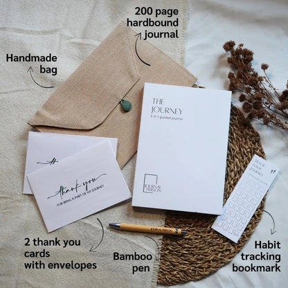 THE JOURNEY | Luxe White 5-in-1 Journal