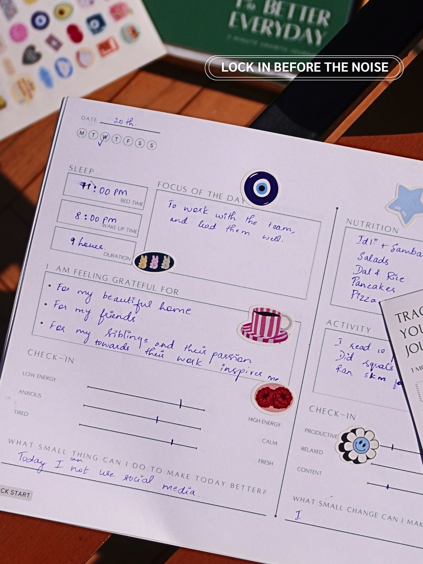 1% BETTER EVERYDAY | 5-MINUTE HABIT TRACKING JOURNAL