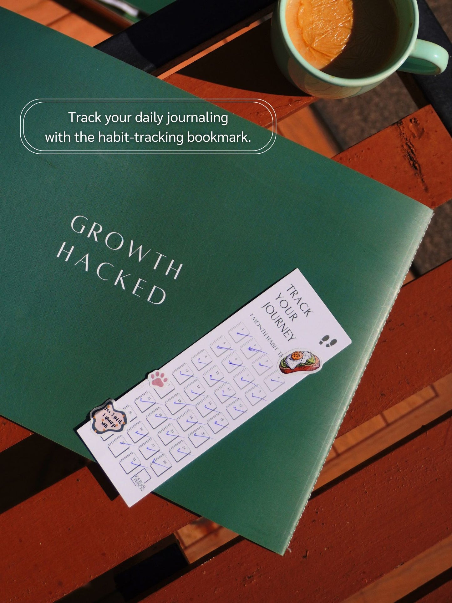 1% BETTER EVERYDAY | 5-MINUTE HABIT TRACKING JOURNAL