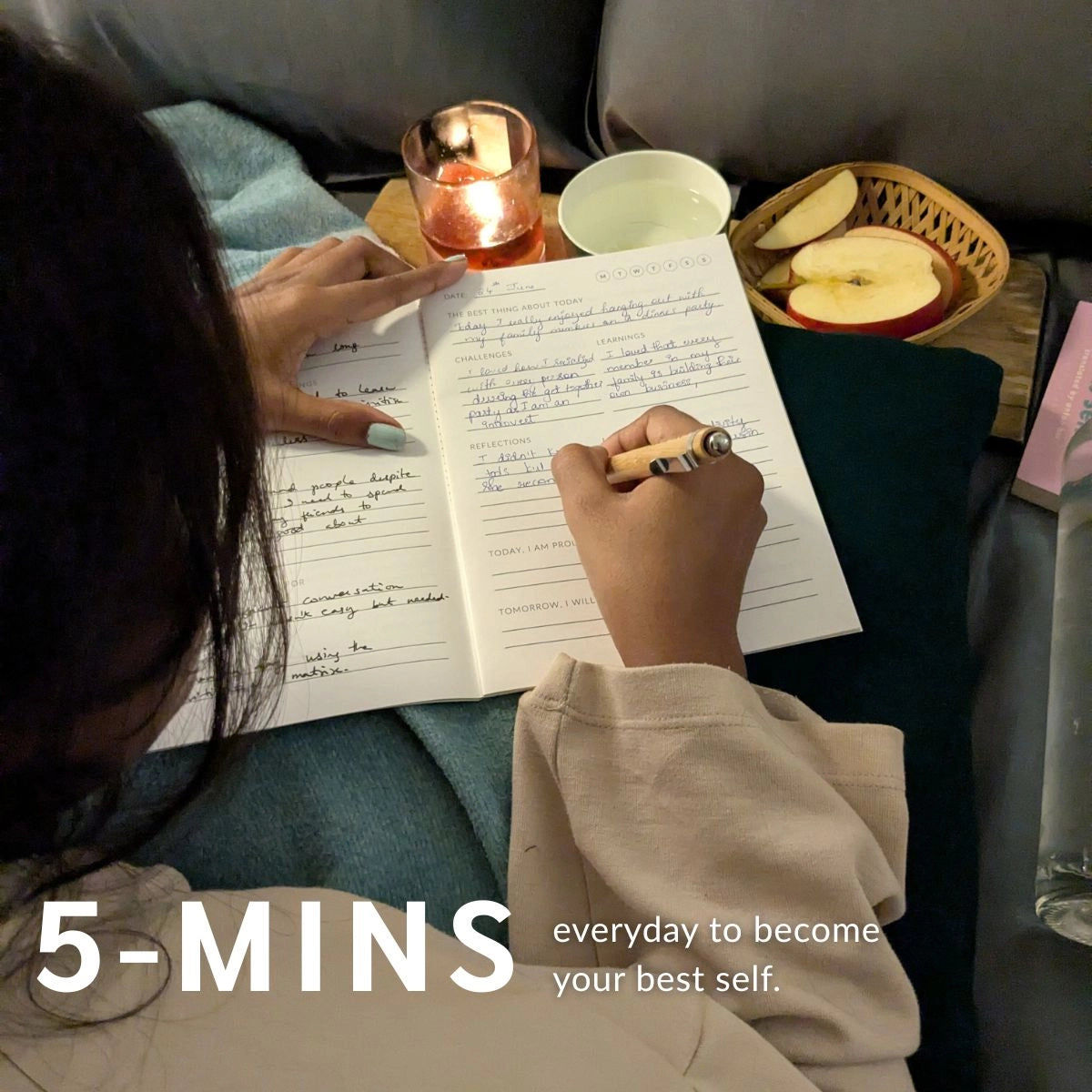 UNLOCK INSIGHTS | 5 Min Evening Journal