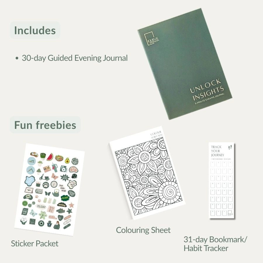 UNLOCK INSIGHTS | 5 Min Evening Journal