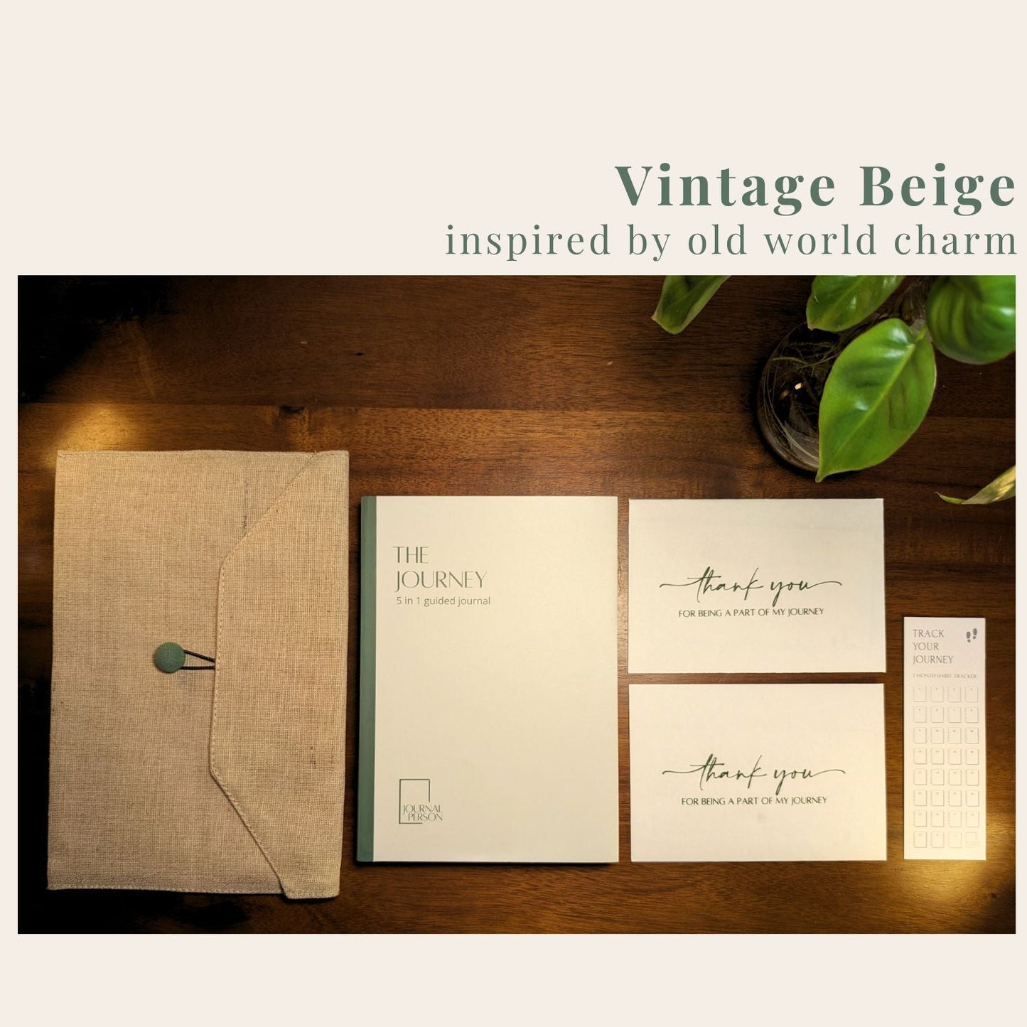 THE JOURNEY | Vintage Guided Journal