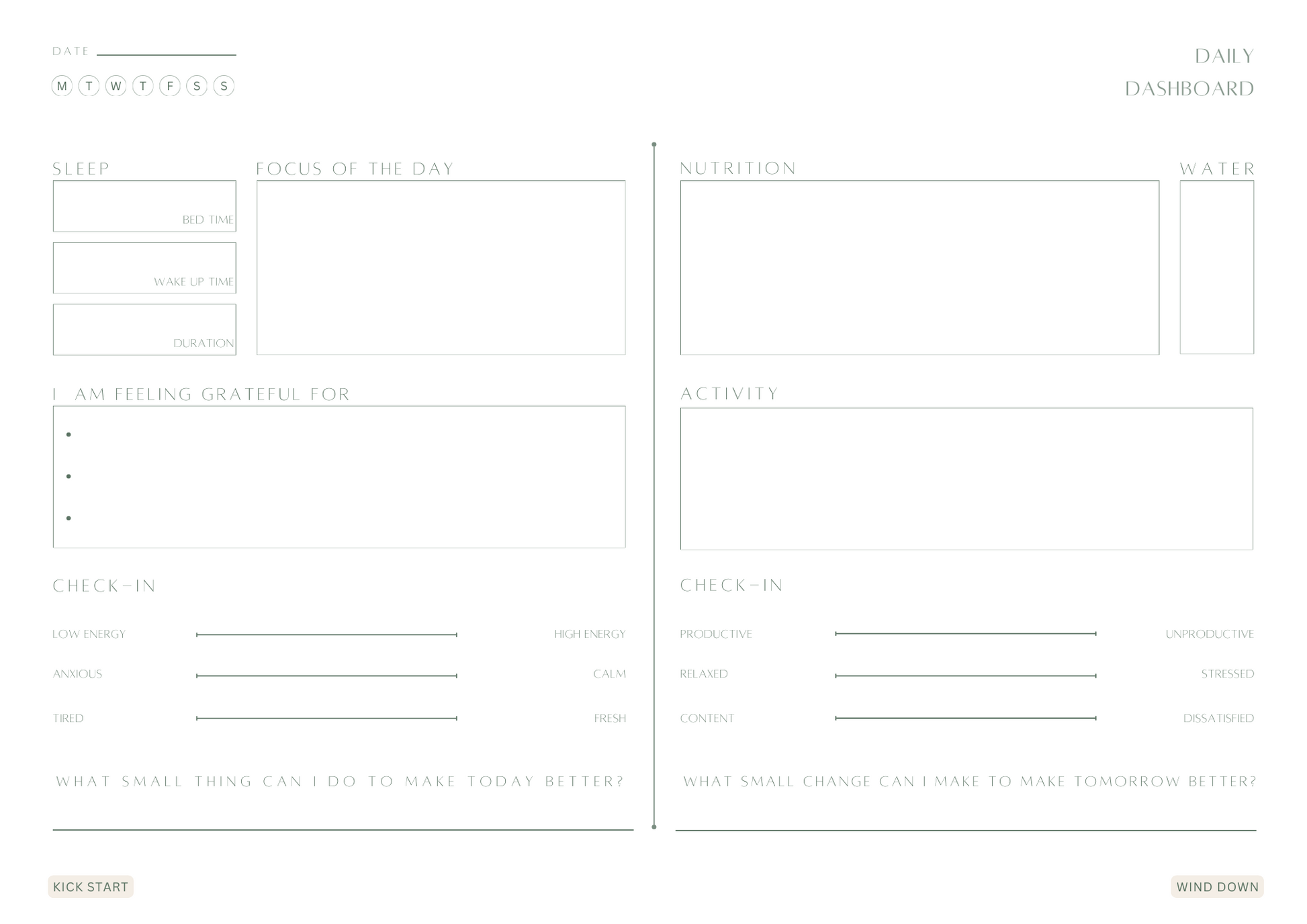 Food journal and activity journal for biohacking