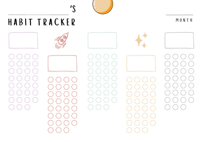Children's chore trackers