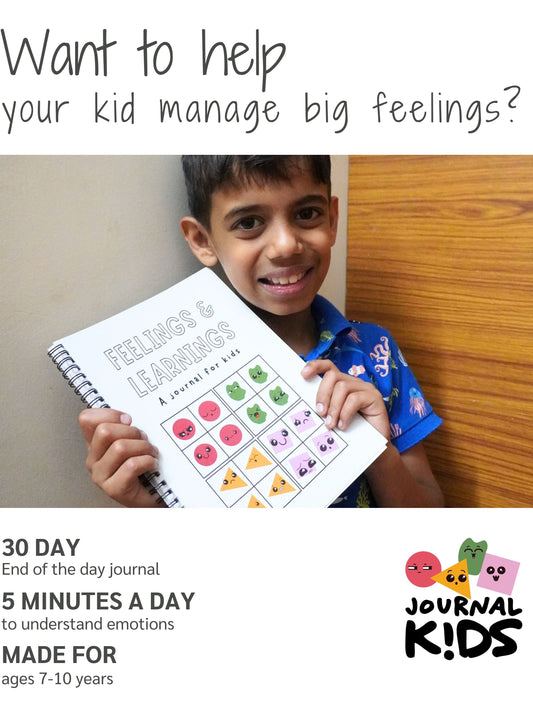 Feelings & Learnings - Daily journal for kids